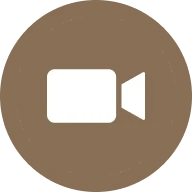 Film camera graphic on dark backdrop